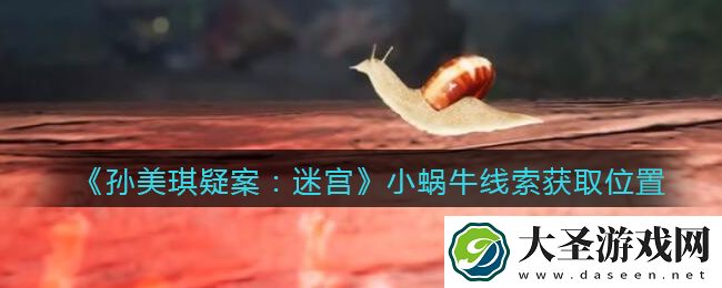 孙美琪疑案迷宫攻略小蜗牛在哪里