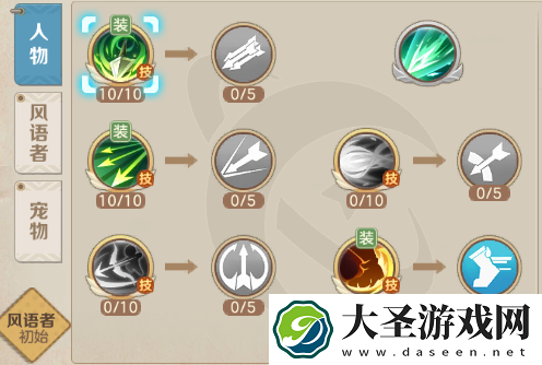 云上城之歌风语者技能怎么加点