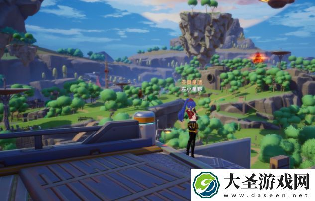 幻塔人工岛红色跃迁点位置在哪里