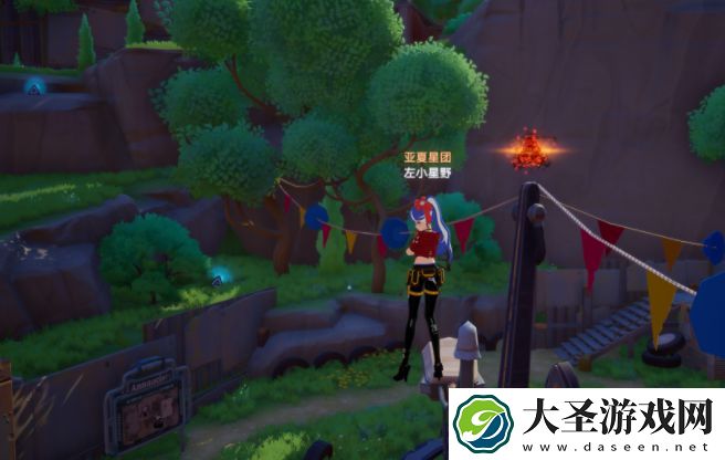 幻塔人工岛红色跃迁点位置在哪里