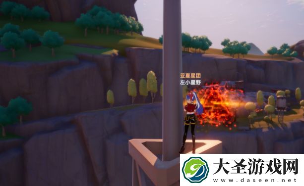 幻塔人工岛红色跃迁点位置在哪里