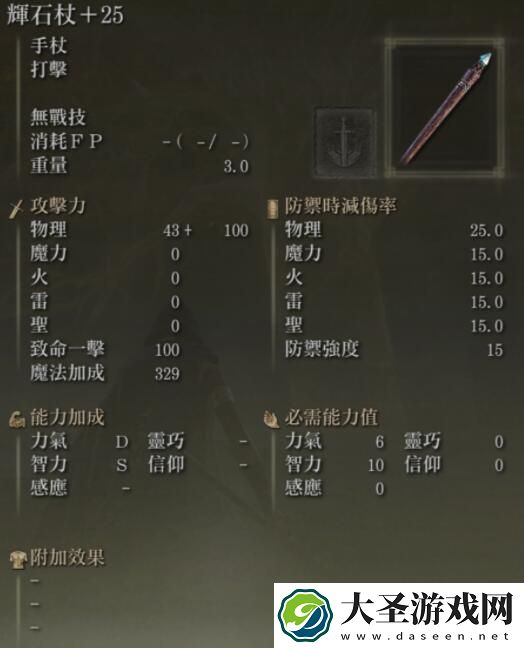 艾尔登法环法杖图鉴介绍