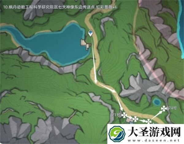 原神虹彩蔷薇位置图是什么