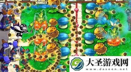 PVZ杂交版益智模式两面夹击通关图文攻略