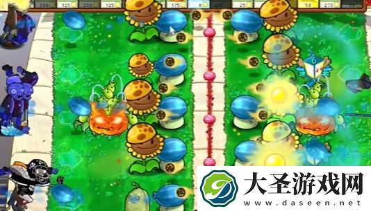 PVZ杂交版益智模式两面夹击通关图文攻略
