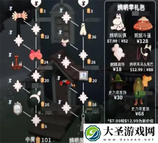 Sky光遇姆明季全物品兑换图一览