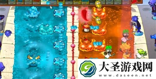 PVZ杂交版益智模式冰火两重天过关攻略详解