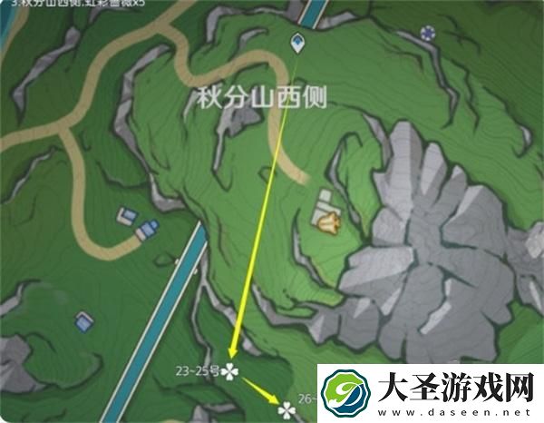 原神虹彩蔷薇位置图是什么