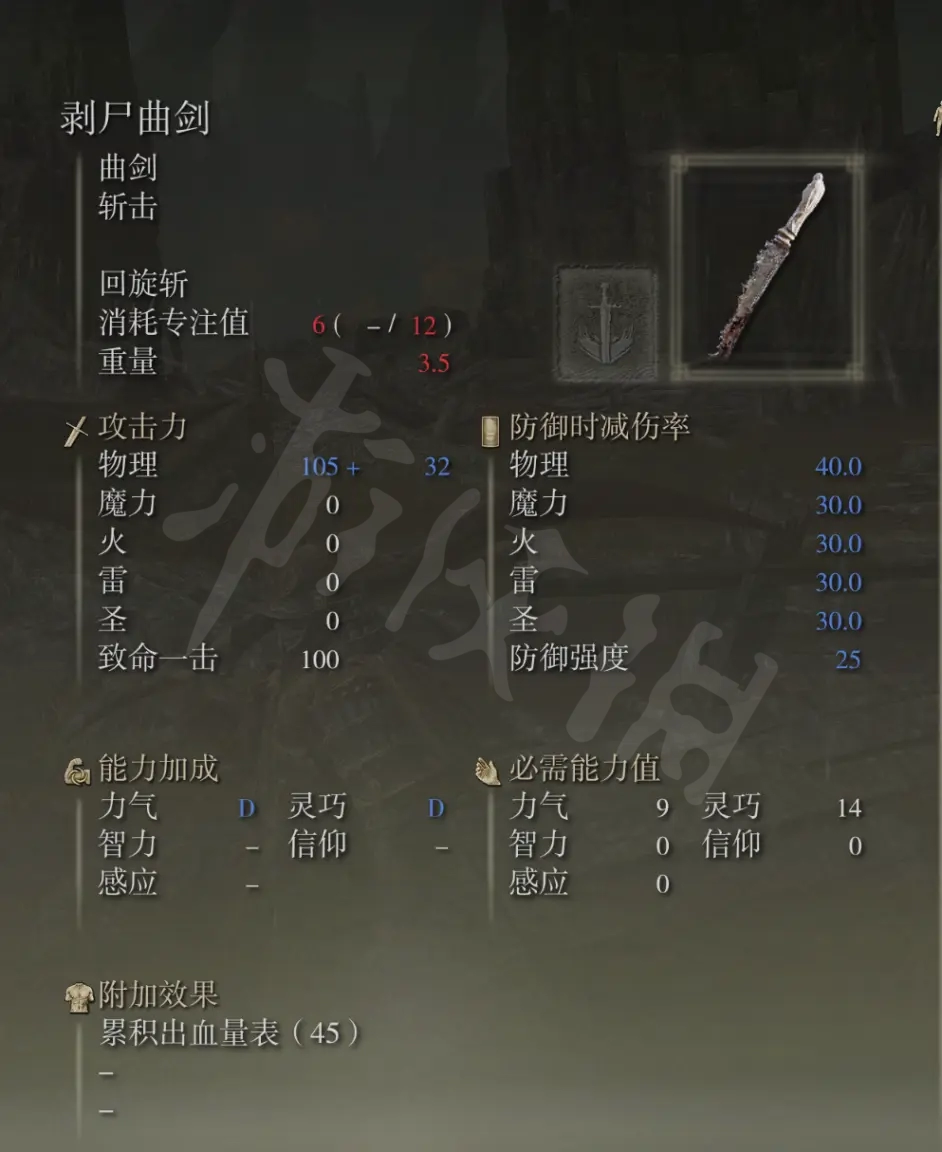 艾尔登法环剥尸曲剑在哪