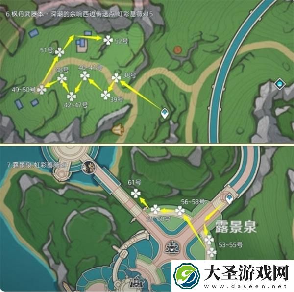原神虹彩蔷薇位置图是什么
