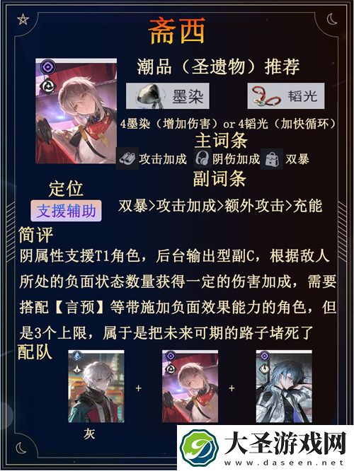 归龙潮斋西一图流培养方法介绍