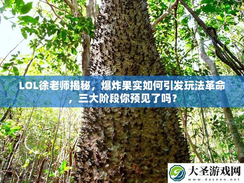 LOL徐老师揭秘