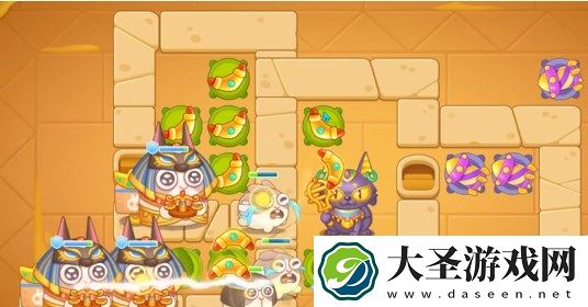 保卫萝卜4法老归来第56关通关图文详解
