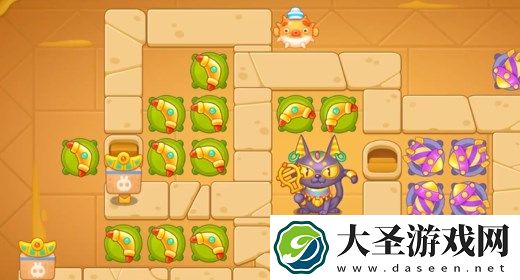 保卫萝卜4法老归来第56关通关图文详解