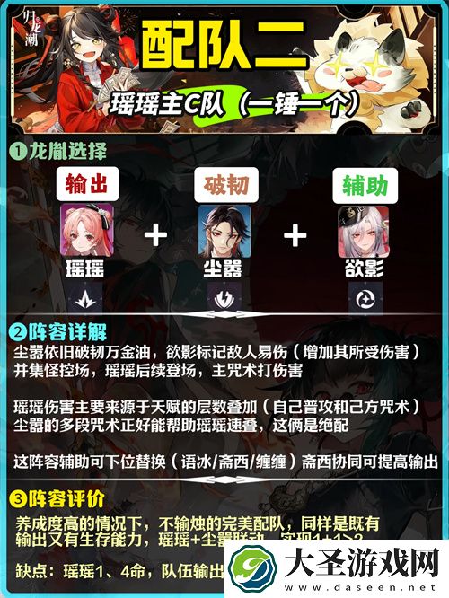 归龙潮新手强力阵容搭配全攻略