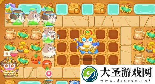 保卫萝卜4法老归来第46关通关详解