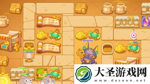 保卫萝卜4法老归来第56关通关图文详解