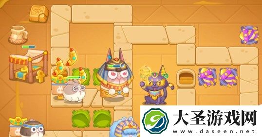 保卫萝卜4法老归来第56关通关图文详解