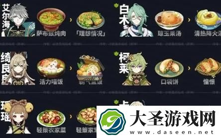原神5.0新增食谱有哪些