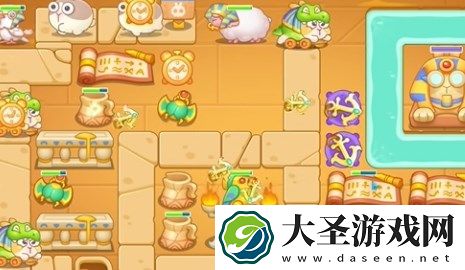 保卫萝卜4法老归来第39关过关详解