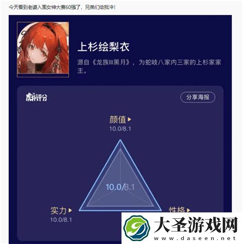 今年虎扑女神大赛