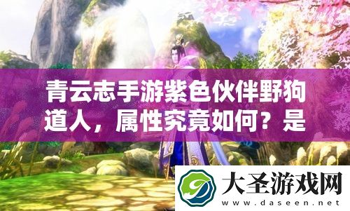 青云志手游紫色伙伴野狗道人