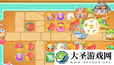 保卫萝卜4法老归来第31关通关方法详解