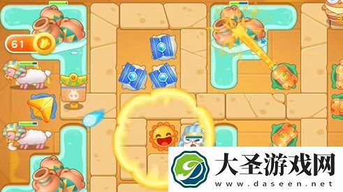 保卫萝卜4法老归来第25关过关攻略分享