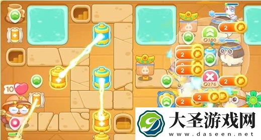 保卫萝卜4法老归来第35关通关方法详解