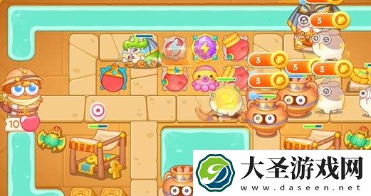 保卫萝卜4法老归来第31关通关方法详解