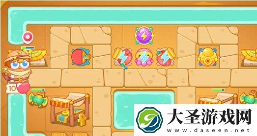 保卫萝卜4法老归来第31关通关方法详解