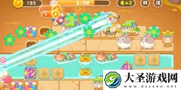 保卫萝卜4法老归来第3关过关方法攻略