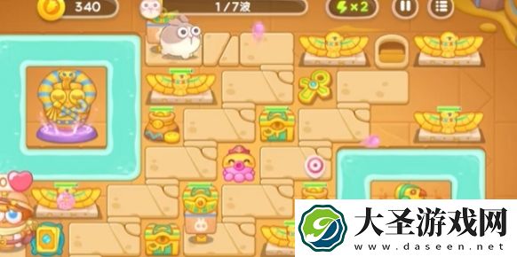 保卫萝卜4法老归来第4关通关图文详解