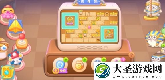 保卫萝卜4法老归来第4关通关图文详解