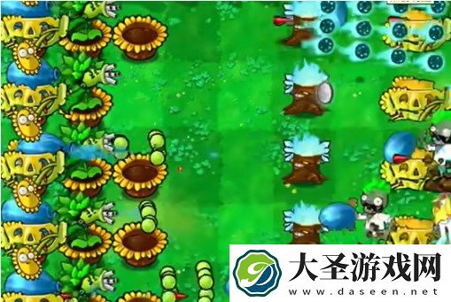 pvz杂交版迷你游戏看他们像柱子一样通关方法