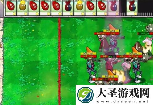 PVZ杂交版迷你游戏坚果保龄球攻略