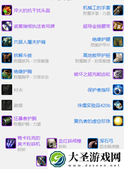 魔兽世界探索赛季怀旧服P2阶段狂暴战BIS怎么装备