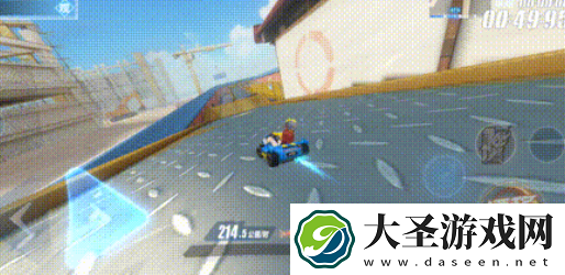 QQ飞车手游老街工地怎么跑