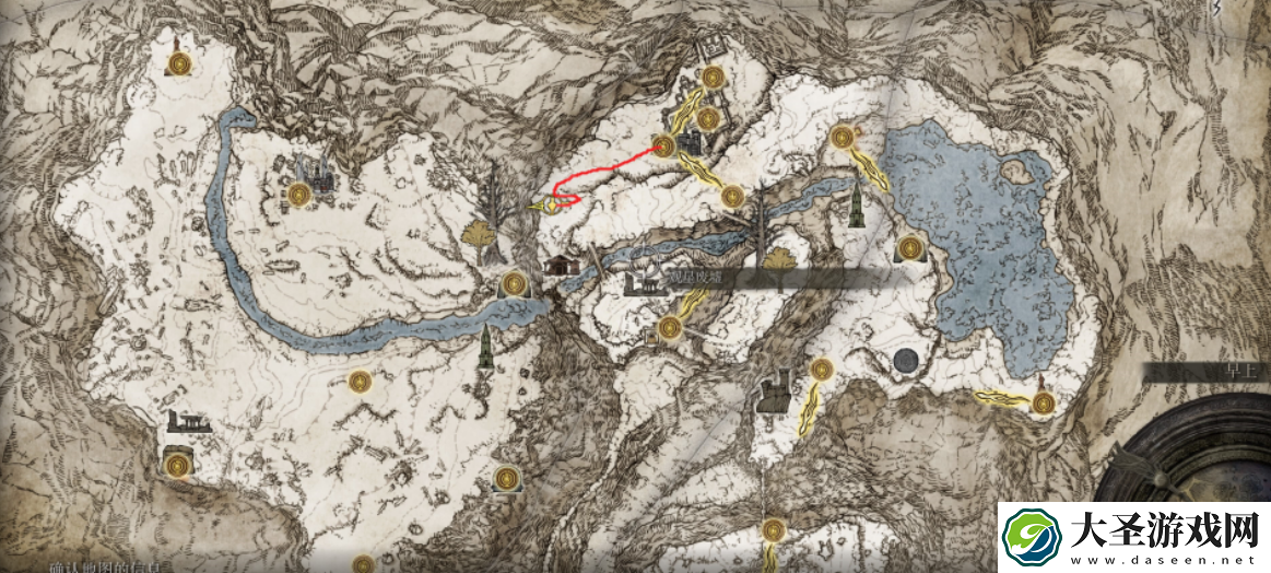 艾尔登法环怎么从巨人山顶去化圣雪原