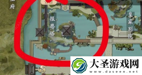 庆余年手游福报塔在哪里