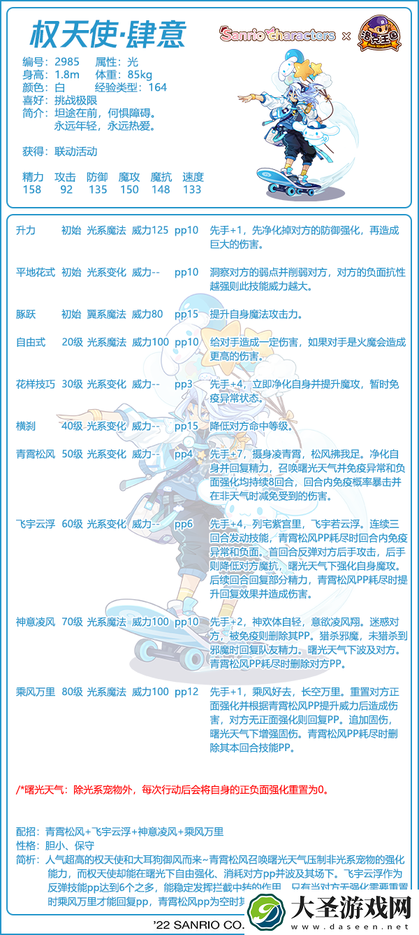洛克王国权天使肆意亲密度怎么加点