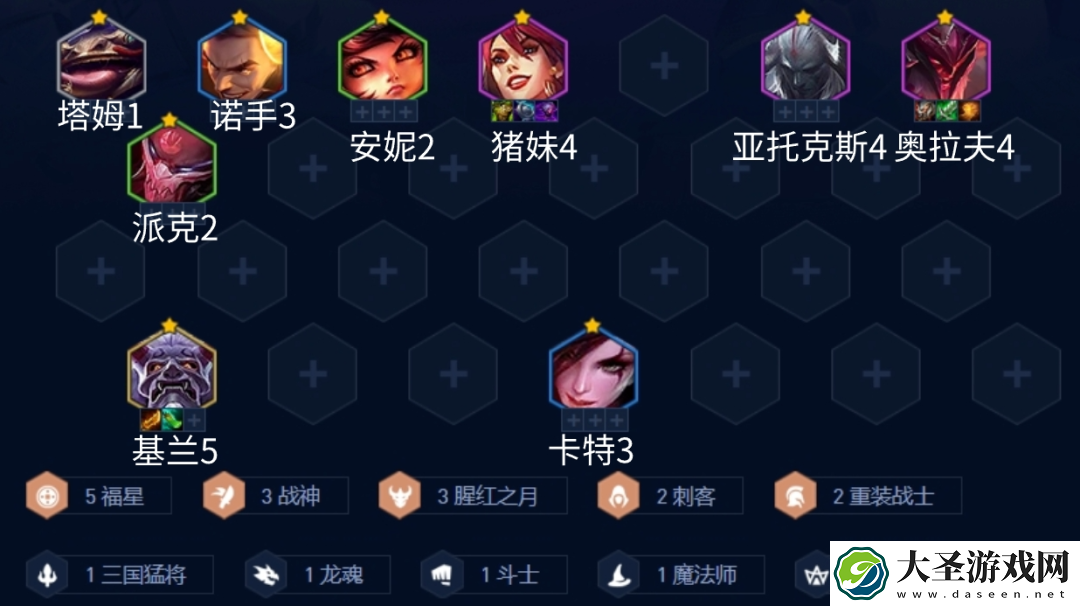 金铲铲之战福星战神奥拉夫阵容推荐
