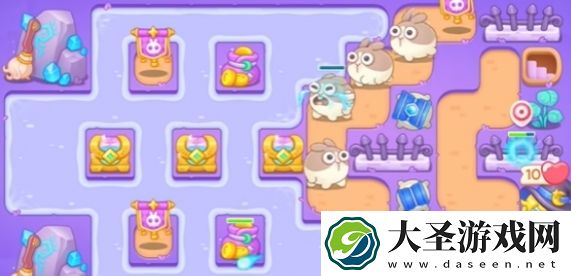 保卫萝卜4阿波与魔法宝藏第101关图文攻略