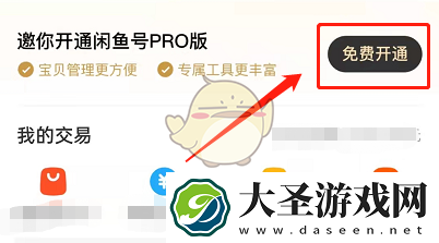 闲鱼pro版怎么开通
