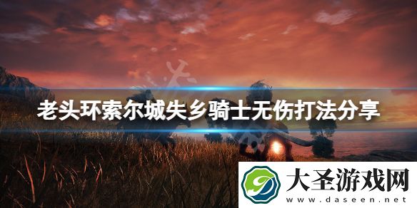 艾尔登法环索尔城失乡骑士怎么打