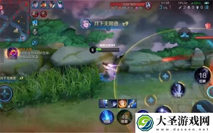 王者荣耀露娜月下无限连招口诀是什么
