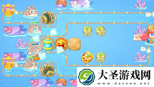 保卫萝卜4海的闺女第1关怎么过