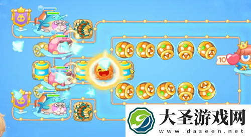 保卫萝卜4海的闺女第1关怎么过