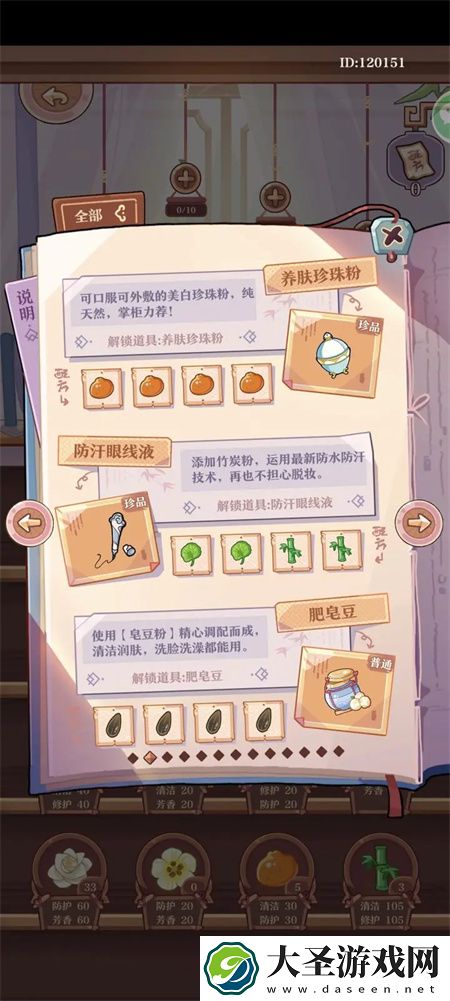 竹马胭脂铺商品研发配方汇总