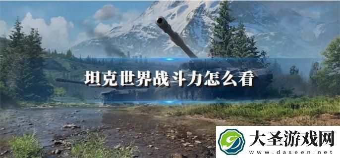 坦克世界战斗力怎么看